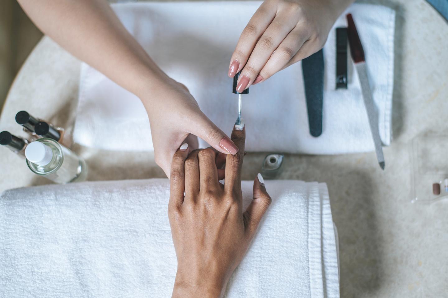 Professionelle Handpflege-Details